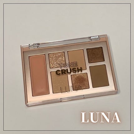トーンクラッシュアイシャドウパレット 02ブラッシュピンク/LUNA/アイシャドウパレットの画像