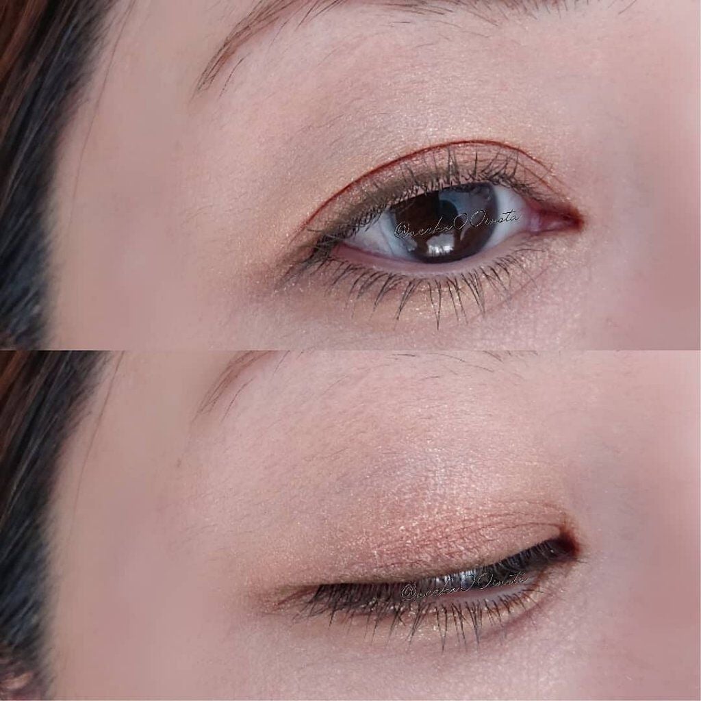 accko 自分で撮った写真レビューある方フォロバします♡ on LIPS 「#いつかのメイク久しぶりの蜻蛉玉。いつも蜻蛉玉の色合いに顔が負..」(3枚目)