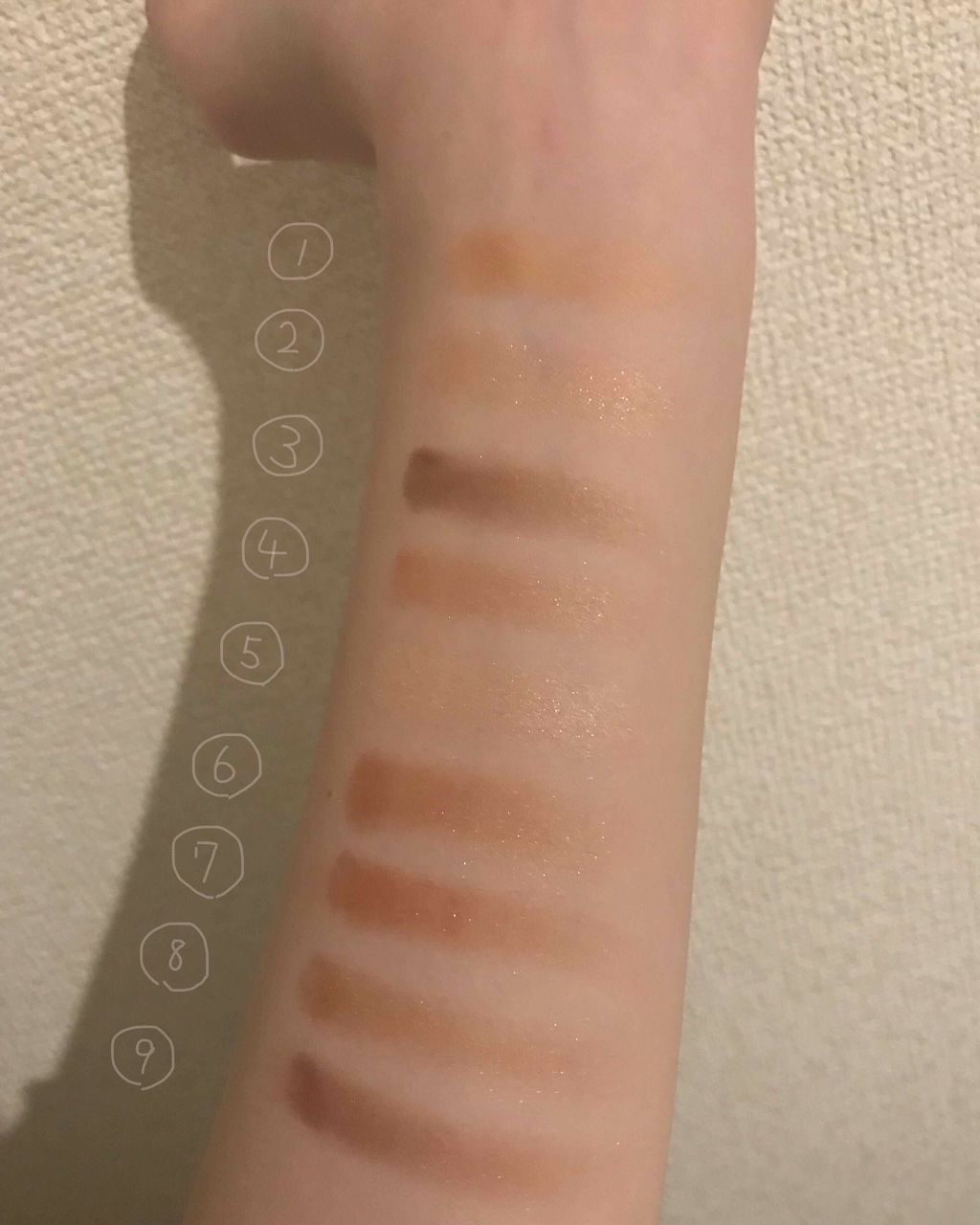 UR GLAM BLOOMING EYE COLOR PALETTE/U R GLAM/アイシャドウパレットを使ったクチコミ(3枚目)