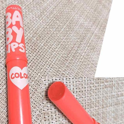 リップクリーム カラー BABY LIPS/MAYBELLINE NEW YORK/リップケアを使ったクチコミ(2枚目)