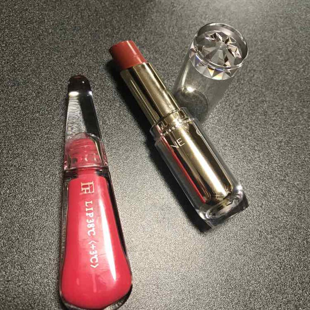 ラスティンググロスリップ/CEZANNE/口紅を使ったクチコミ（3枚目）