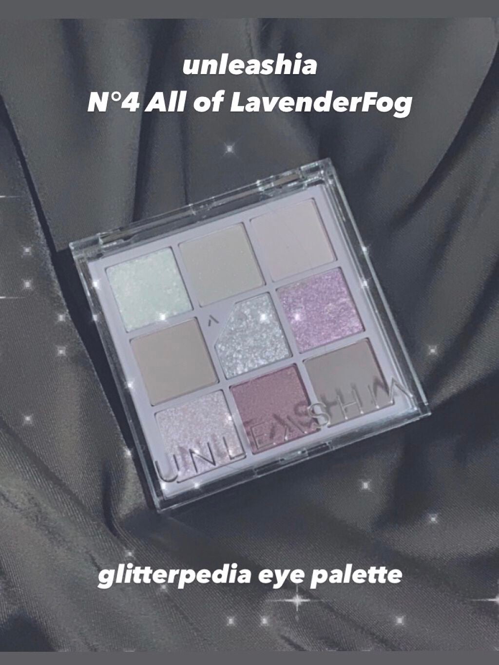 グリッターペディアアイパレット/unleashia/アイシャドウパレットを使ったクチコミ(1枚目)