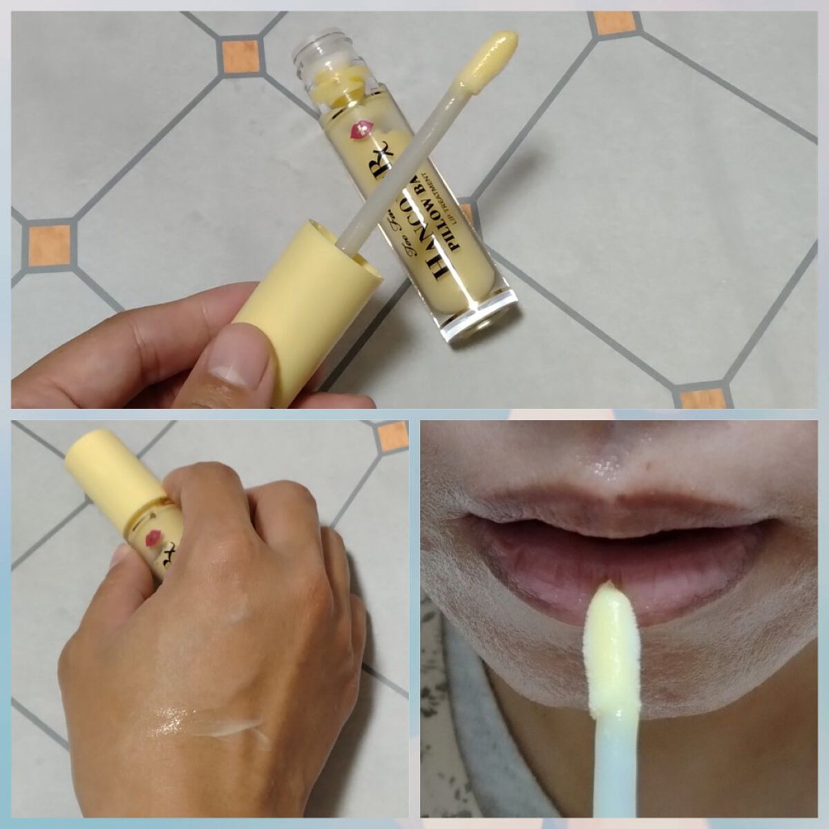 ～トゥー フェイスド ハングオーバー～ ピロー バーム リップ トリートメント バナナ キス /Too Faced/リップ美容液を使ったクチコミ（2枚目）