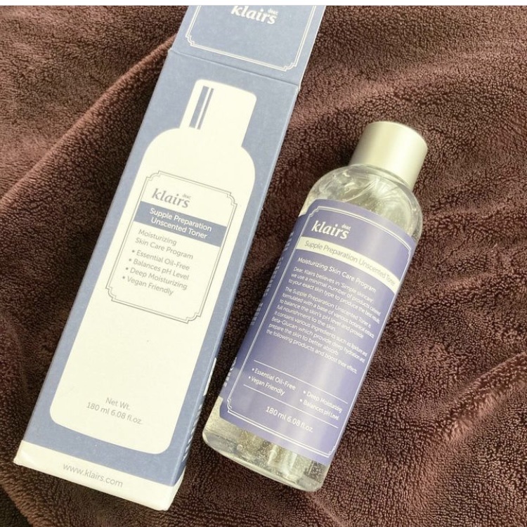 Klairs サプルプレパレーションアンセンテッドトナー(180ml)のクチコミ「 #Qoo10メガ割 

@klairs.jp 
#サプルプレパレーションアンセンテッドトナー.....」（3枚目）