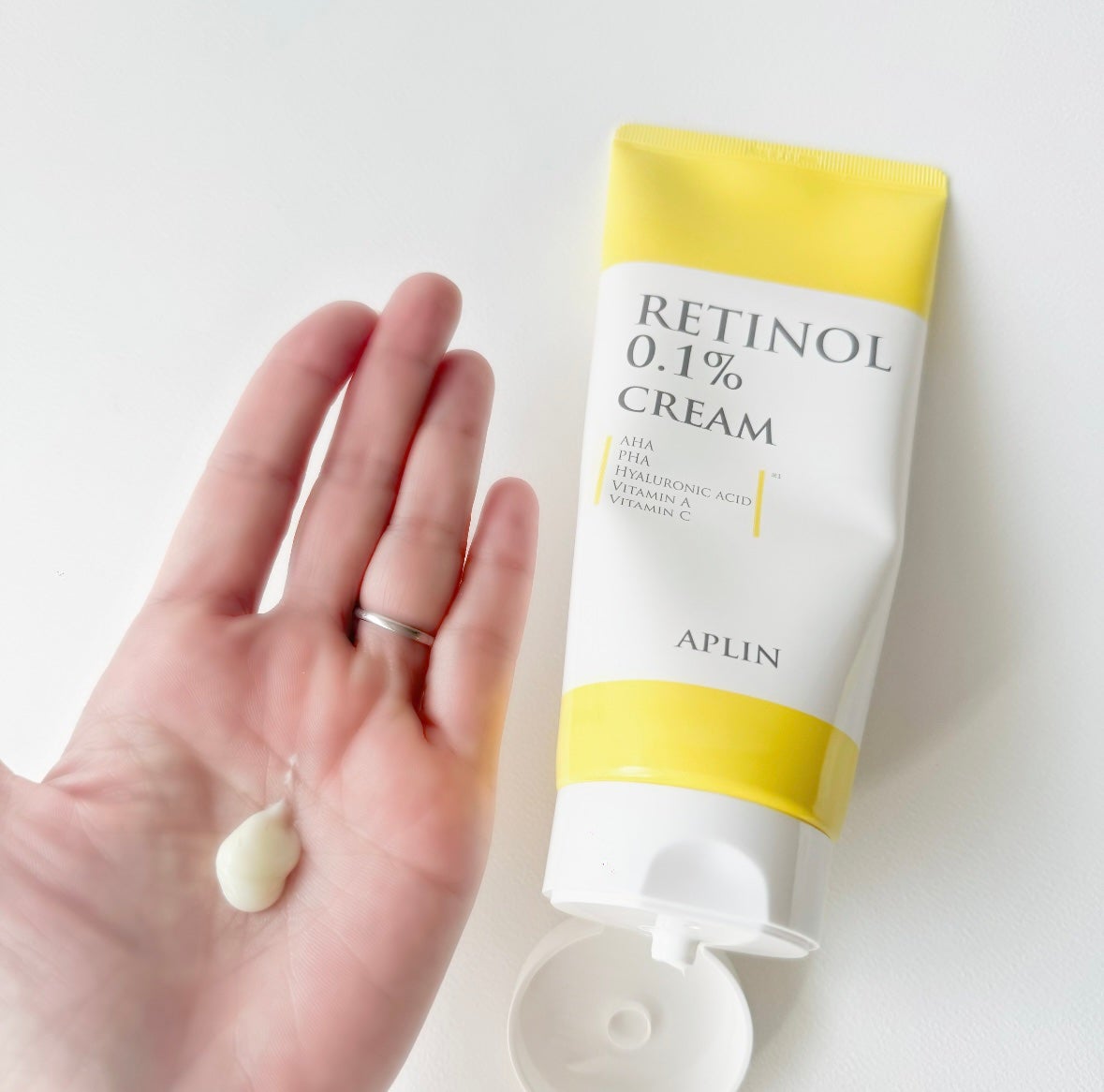 レチノール0.1クリーム/APLIN/フェイスクリームを使ったクチコミ(2枚目)