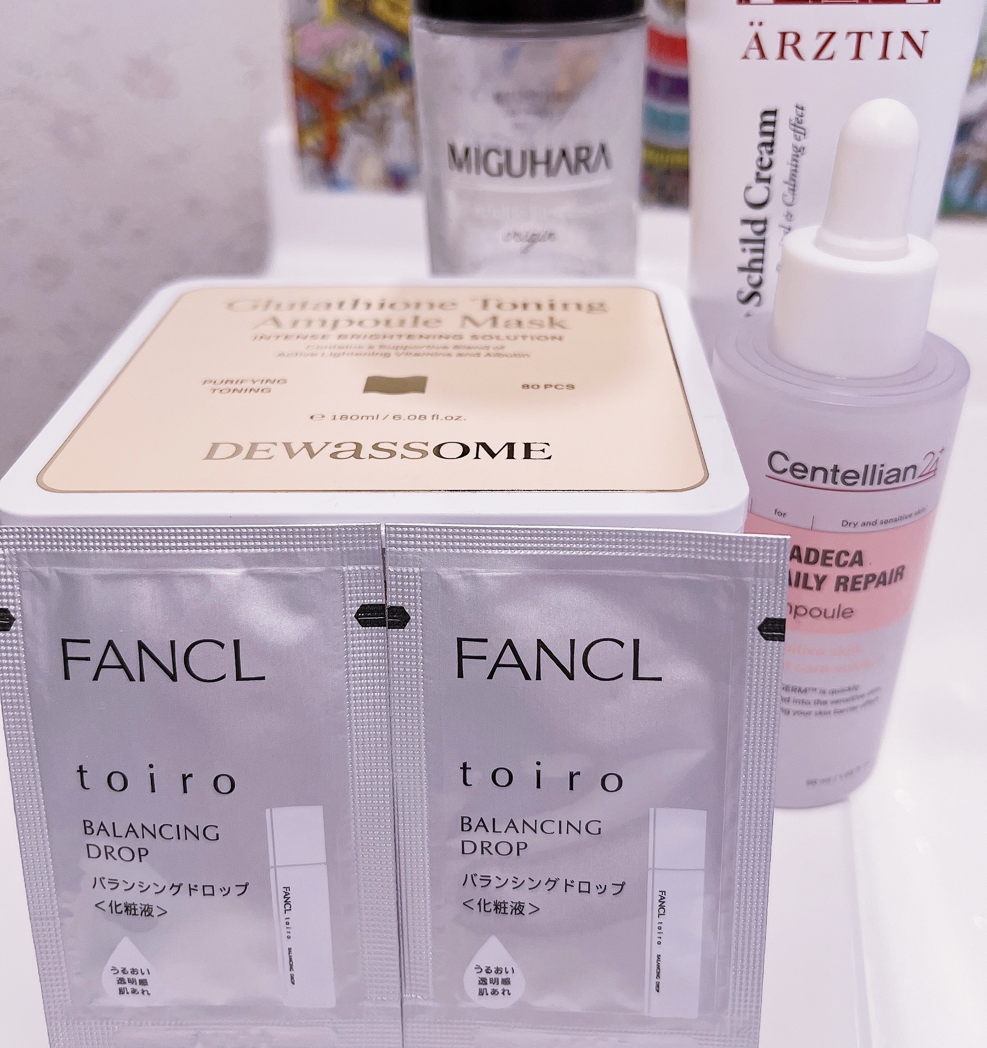 グルタチオントーニングアンプルマスク/DEWASSOME/シートマスク・パックを使ったクチコミ（1枚目）