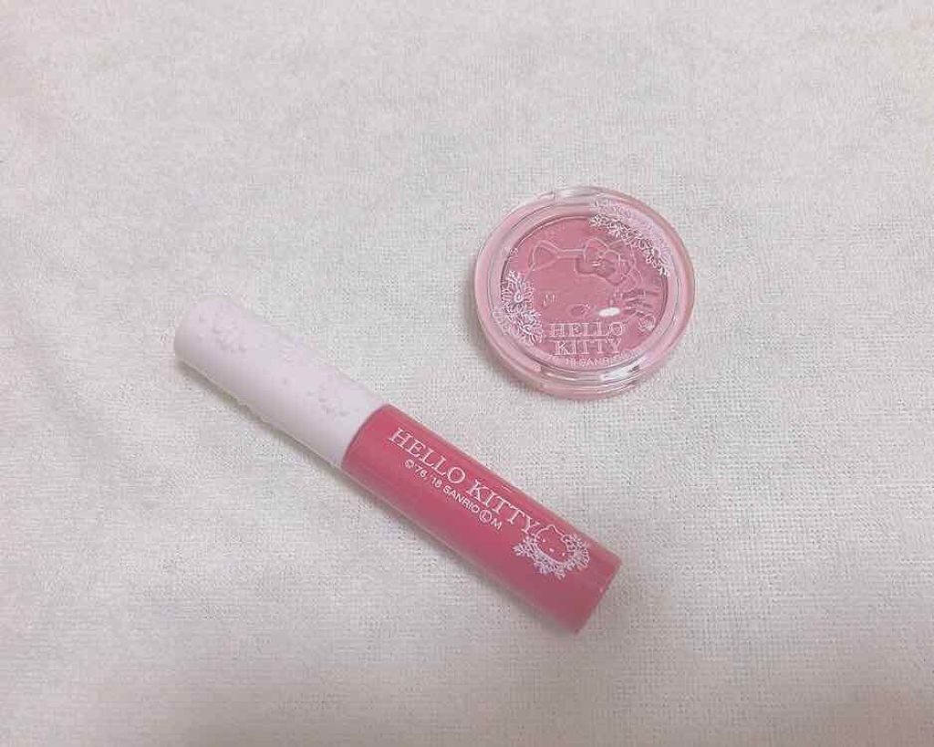 Blooming Kitty リップグロス/DAISO/リップグロスを使ったクチコミ（2枚目）