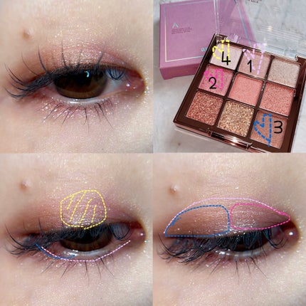 ワンピックアイシャドウパレット/APLIN/アイシャドウパレットを使ったクチコミ(5枚目)