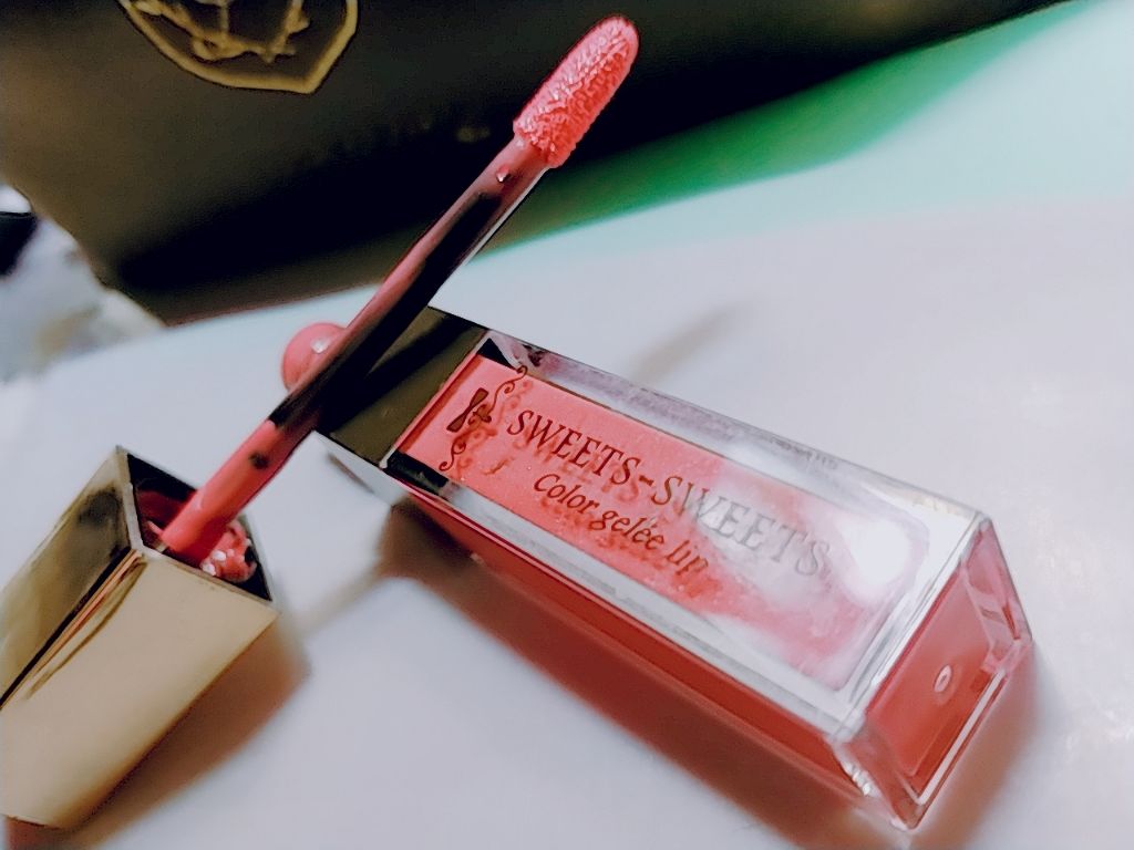 カラージュレリップ/スウィーツ スウィーツ/リップグロスを使ったクチコミ（2枚目）