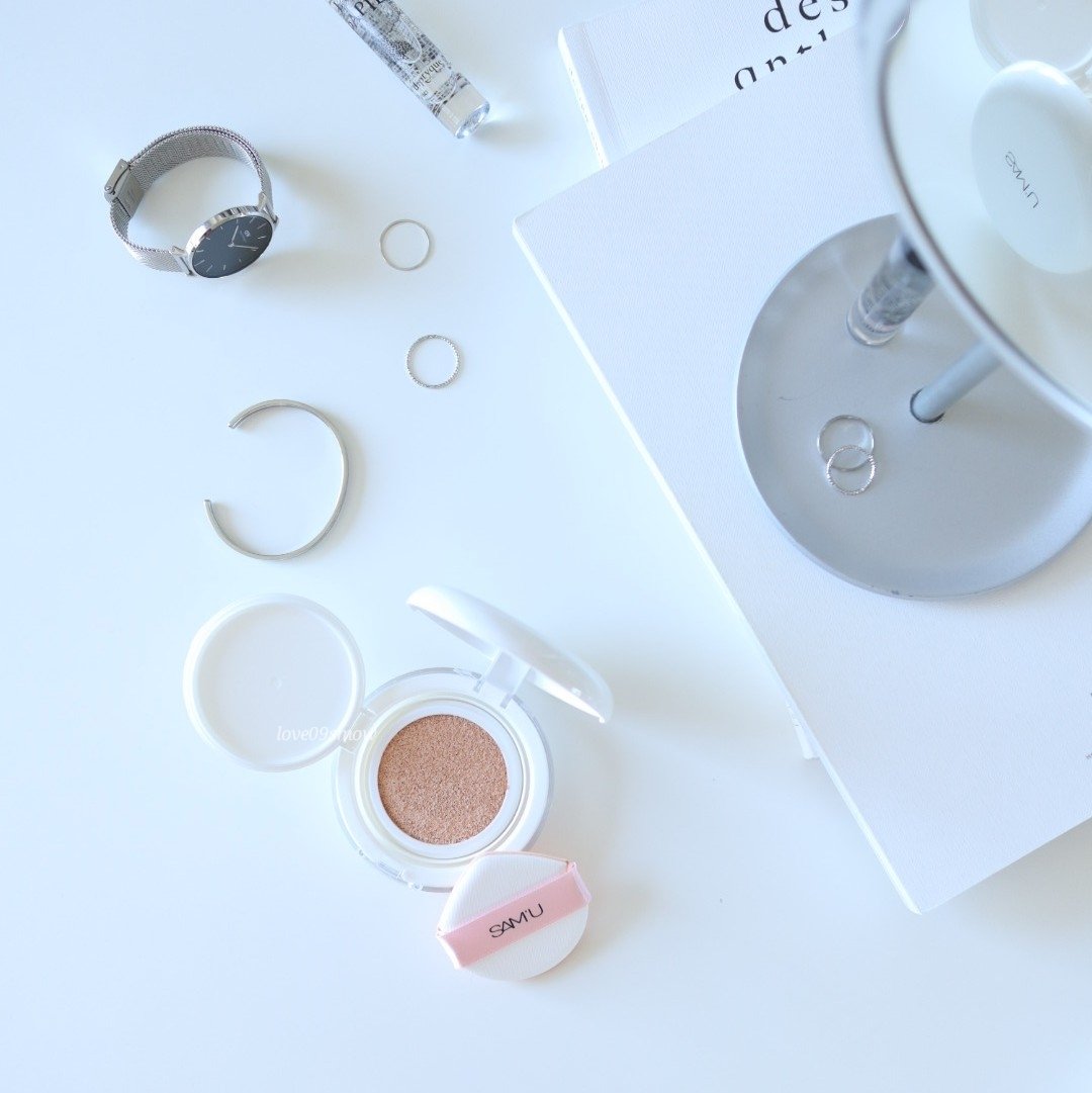 センシティブピュア＆ピュアクッション 23号 ニュートラル/SAM'U/クッションファンデーションを使ったクチコミ（2枚目）