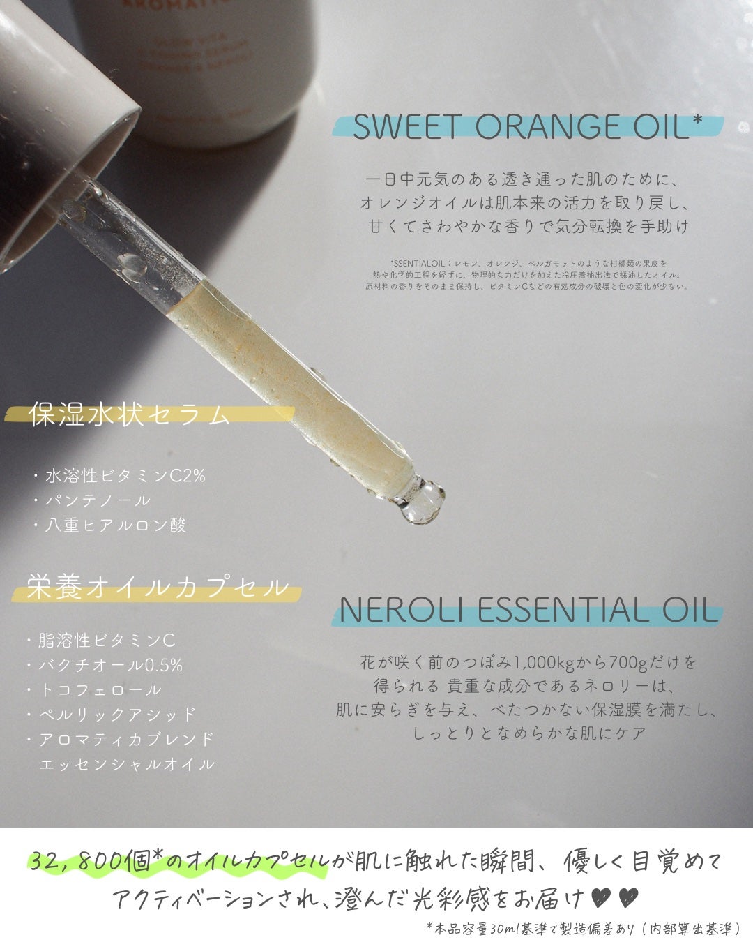 グロービタCトーニングセラム/AROMATICA/美容液を使ったクチコミ(3枚目)