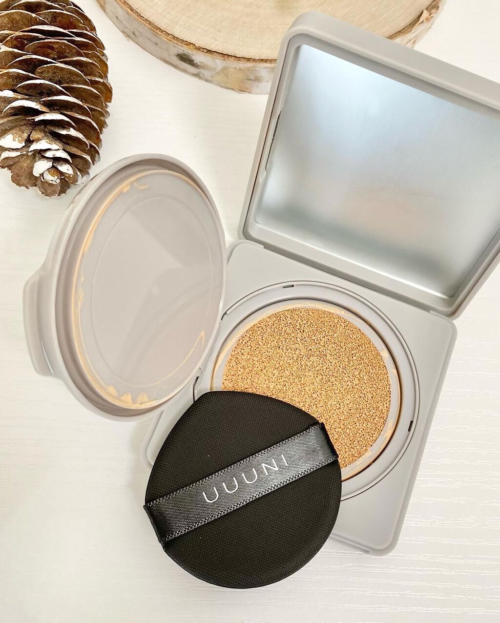 ブライトアップスキンファンデーション/UUUNI/クッションファンデーションを使ったクチコミ(2枚目)