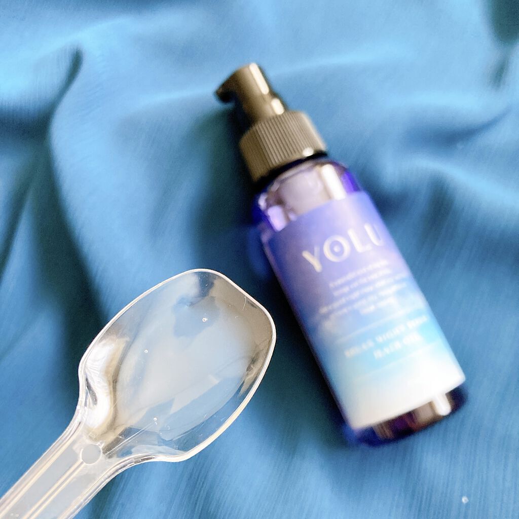 リラックスナイトリペアヘアオイル/YOLU/ヘアオイルを使ったクチコミ（3枚目）