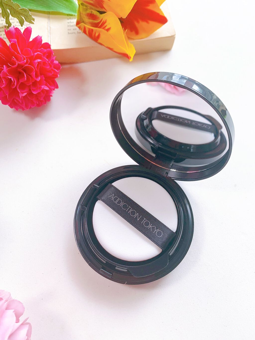 スキンリフレクト ラスティング UV クッションファンデーション/ADDICTION/クッションファンデーションを使ったクチコミ(4枚目)