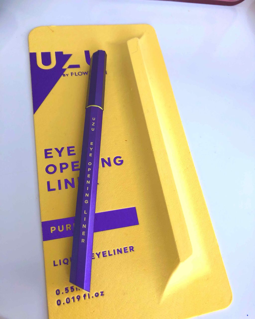 EYE OPENING LINER/UZU BY FLOWFUSHI/リキッドアイライナーを使ったクチコミ(1枚目)