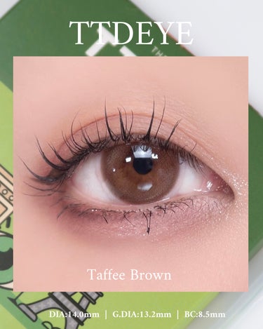 Taffee Brown/TTDeye/カラーコンタクトレンズを使ったクチコミ（4枚目）