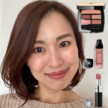 ひろみ♡CHANELをこよなく愛するアラフォー on LIPS 「【CHANELピンクボルドーメイク🌸】どう塗っても素敵に仕上が..」（1枚目）