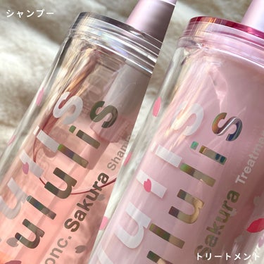 ウォーターコンク モイスト シャンプー（桜ver.)/ヘアトリートメント(桜ver.)/ululis/シャンプー・コンディショナーを使ったクチコミ（5枚目）