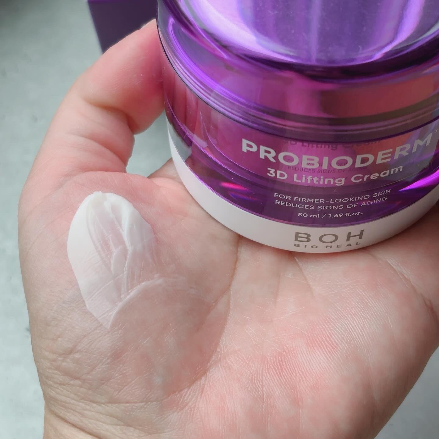 バイオヒールボ プロバイオダーム 3Dリフティングクリーム/BIOHEAL BOH/フェイスクリームを使ったクチコミ（3枚目）