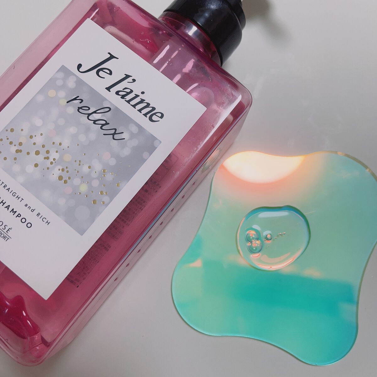 リラックス ミッドナイトリペア シャンプー/ヘアトリートメント (ストレート&リッチ)/Je l'aime/市販シャンプーを使ったクチコミ(2枚目)