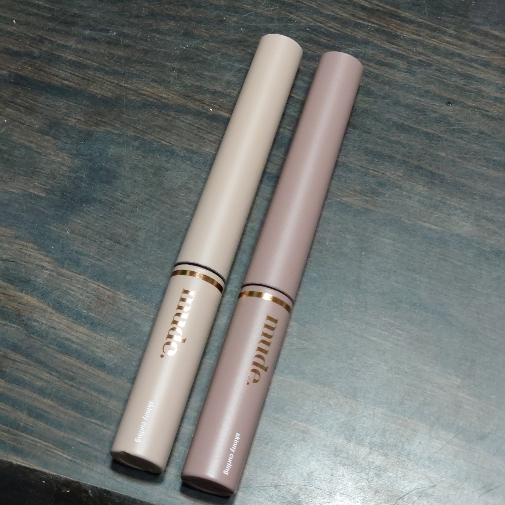 インスパイアスキニーカーリングマスカラ 02 ブラウン/mude/マスカラを使ったクチコミ（1枚目）