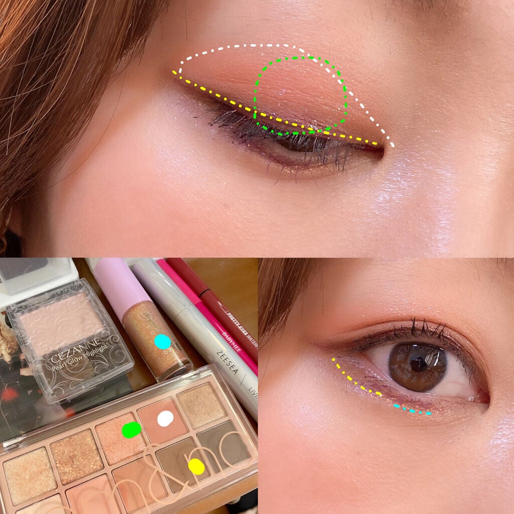 クリーミータッチライナー/キャンメイク/ジェルアイライナーを使ったクチコミ(3枚目)