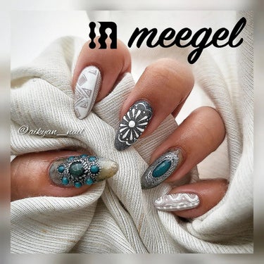 meegel ミージェル ベースジェルのクチコミ「meegel
第1期公式アンバサダーの
⁡( @aikyan_nail ) AIKAです★⁡
.....」（1枚目）