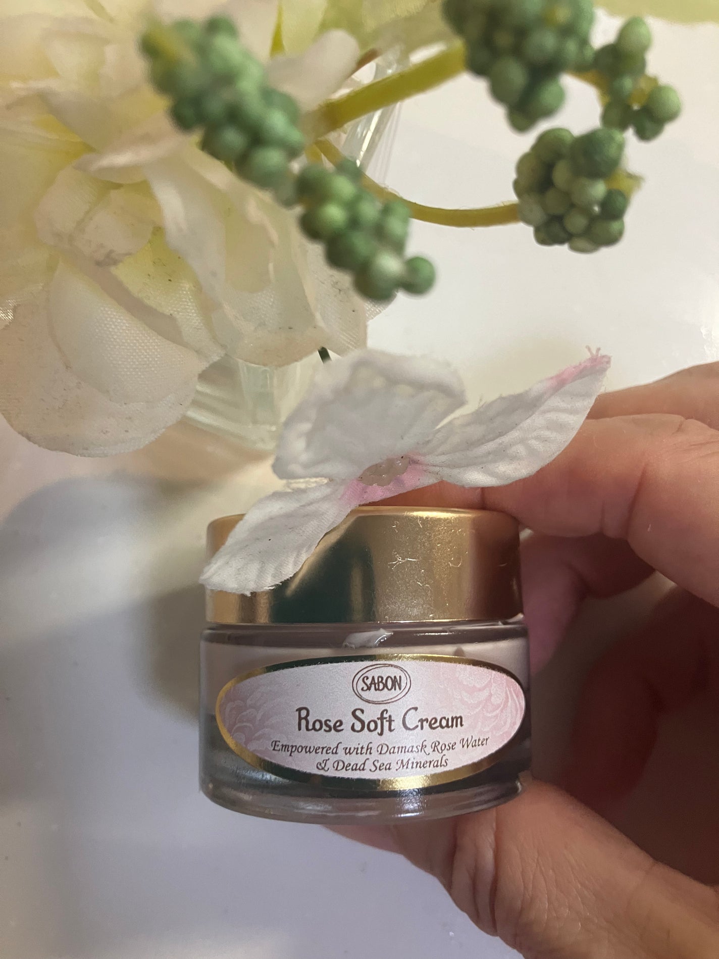 ローズソフトクリーム/SABON/フェイスクリームを使ったクチコミ(1枚目)