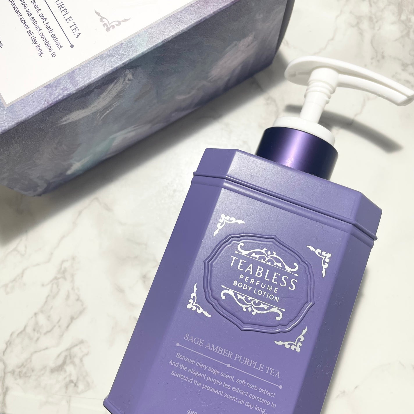 パフュームボディローション セイジアンバーパープルティー TEABLESS