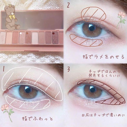 プレイカラー アイシャドウ/ETUDE/アイシャドウパレットを使ったクチコミ(2枚目)