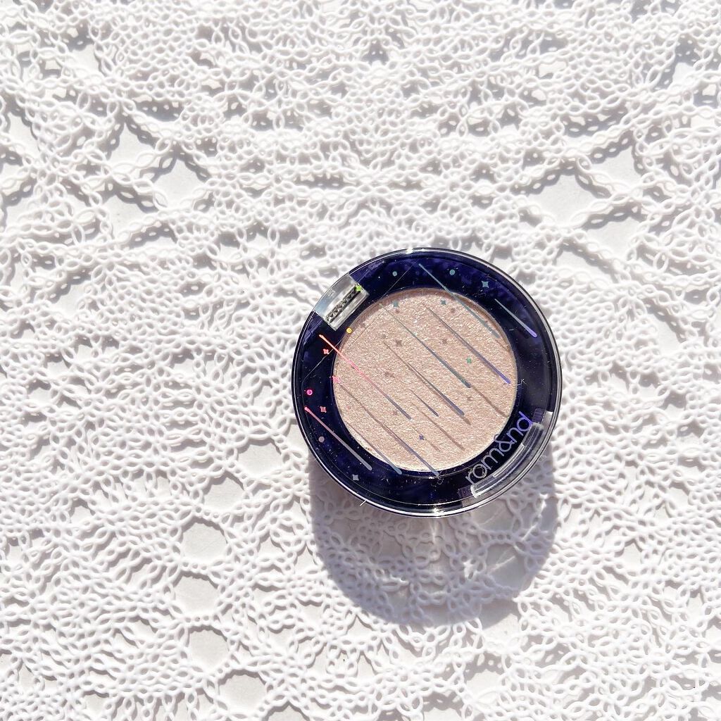 グリッター シャドウ カラー/rom&nd/グリッターを使ったクチコミ(1枚目)