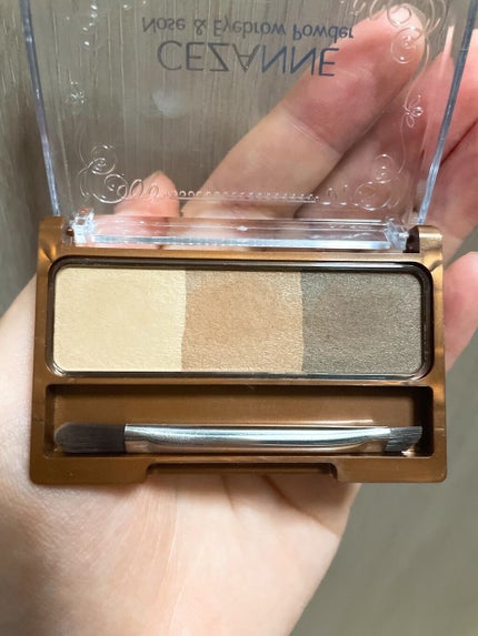 ノーズ&アイブロウパウダー/CEZANNE/パウダーアイブロウを使ったクチコミ(2枚目)