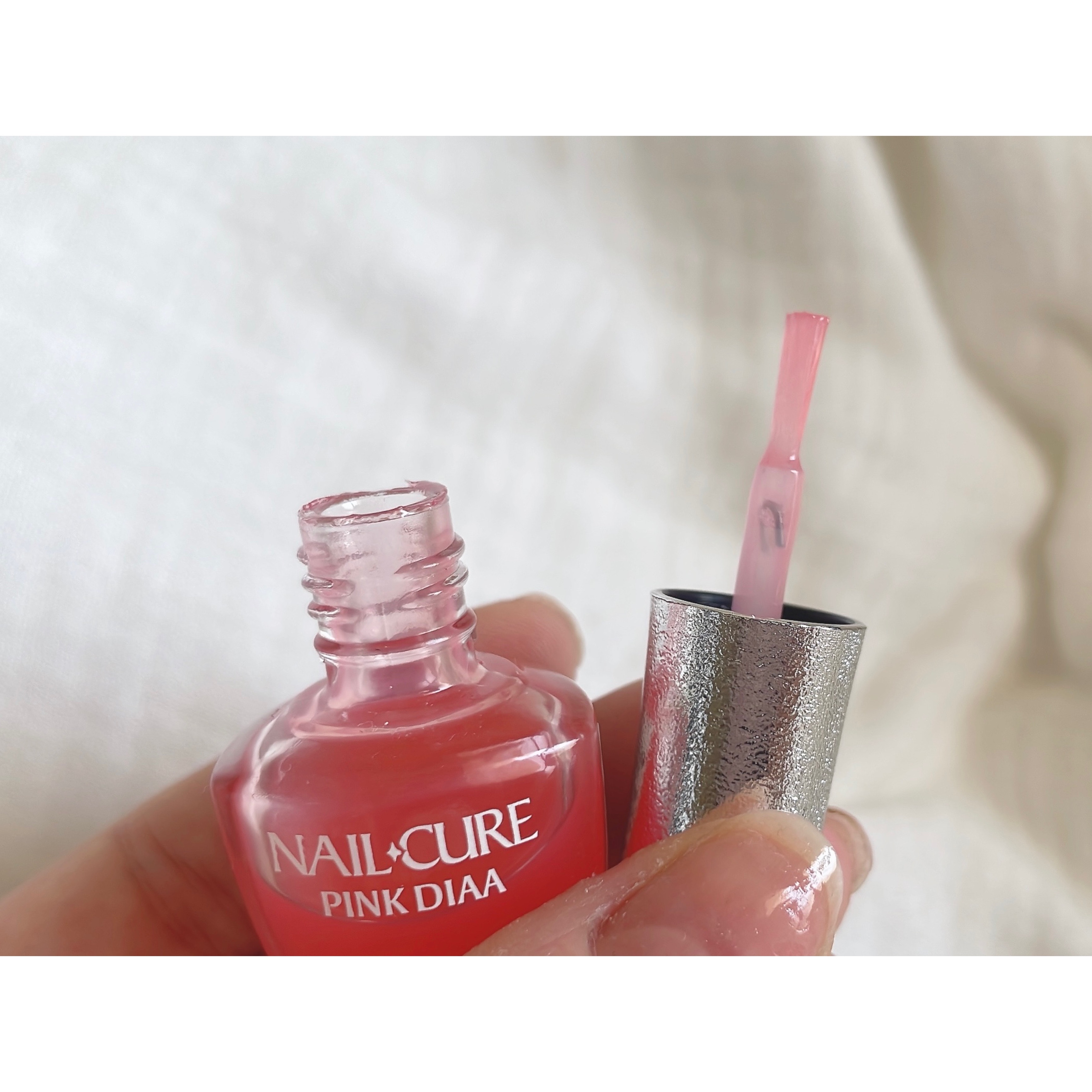 BANDI NAIL CURE PINK DIAA/BANDI/ネイルオイル・トリートメントを使ったクチコミ（2枚目）