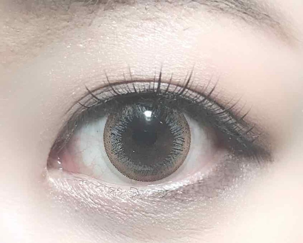 eye closet １day SweetSeries "Girly"（アイクローゼットワンデースウィートシリーズ ガーリー） Brown Grege/EYE CLOSET/ワンデー（１DAY）カラコンを使ったクチコミ（2枚目）
