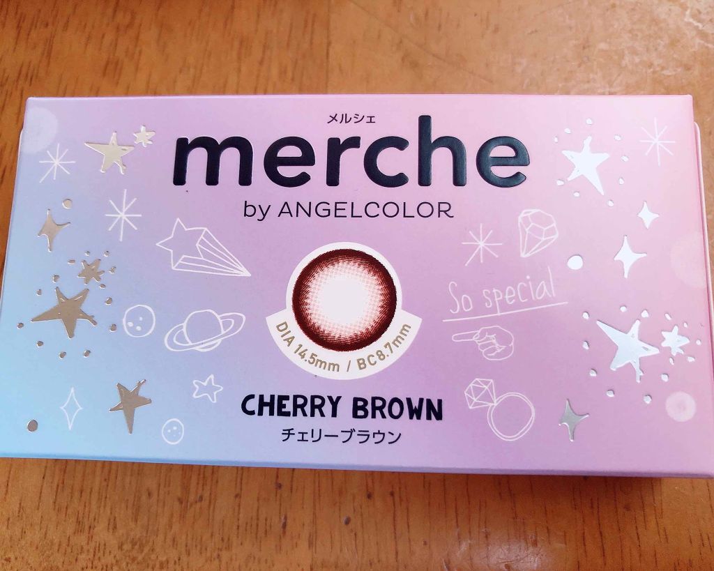 メルシェ 1month チェリーブラウン/AngelColor/１ヶ月（１MONTH）カラコンを使ったクチコミ（1枚目）
