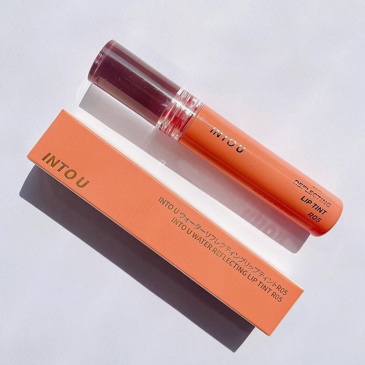 ウォーターリフレクティングリップティント/INTO U/リップティントを使ったクチコミ(1枚目)
