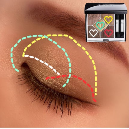 サンク クルール クチュール 〈アトリエ オブ ドリームズ〉/Dior/アイシャドウパレットを使ったクチコミ(5枚目)