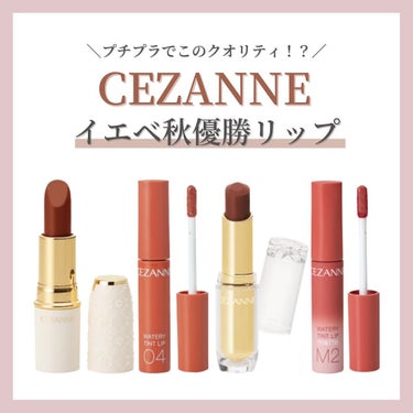 ラスティンググロスリップ/CEZANNE/口紅を使ったクチコミ（1枚目）