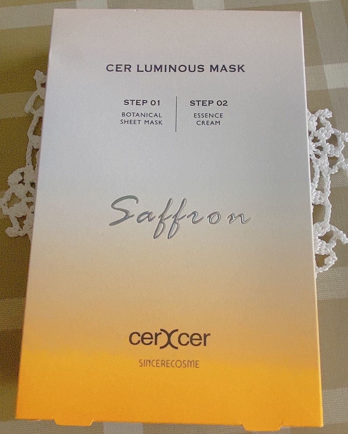 ルミナスマスク (ケアクリーム付き) /cerXcer/シートマスク・パックを使ったクチコミ(1枚目)