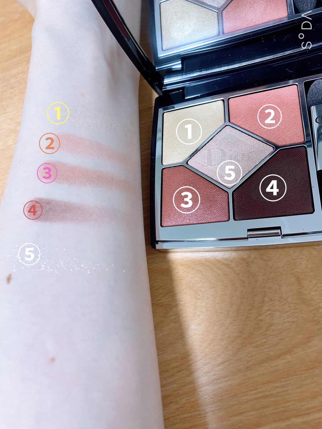 【旧】サンク クルール クチュール/Dior/アイシャドウパレットを使ったクチコミ（2枚目）