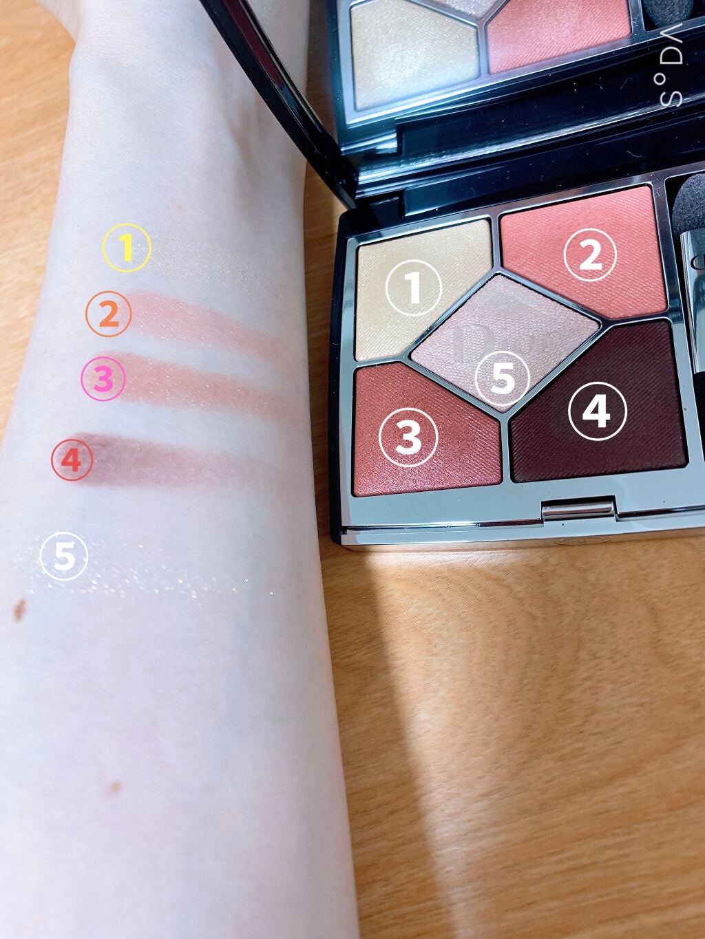 【旧】サンク クルール クチュール/Dior/アイシャドウパレットを使ったクチコミ(2枚目)