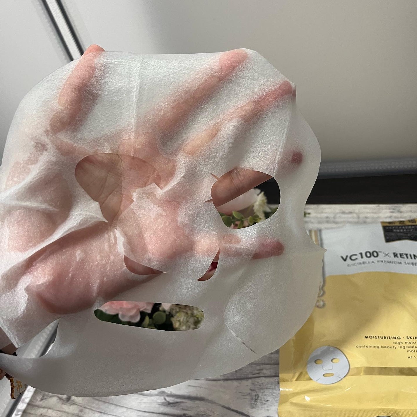シートマスク VC100+レチノール/CICIBELLA/シートマスク・パックを使ったクチコミ(3枚目)
