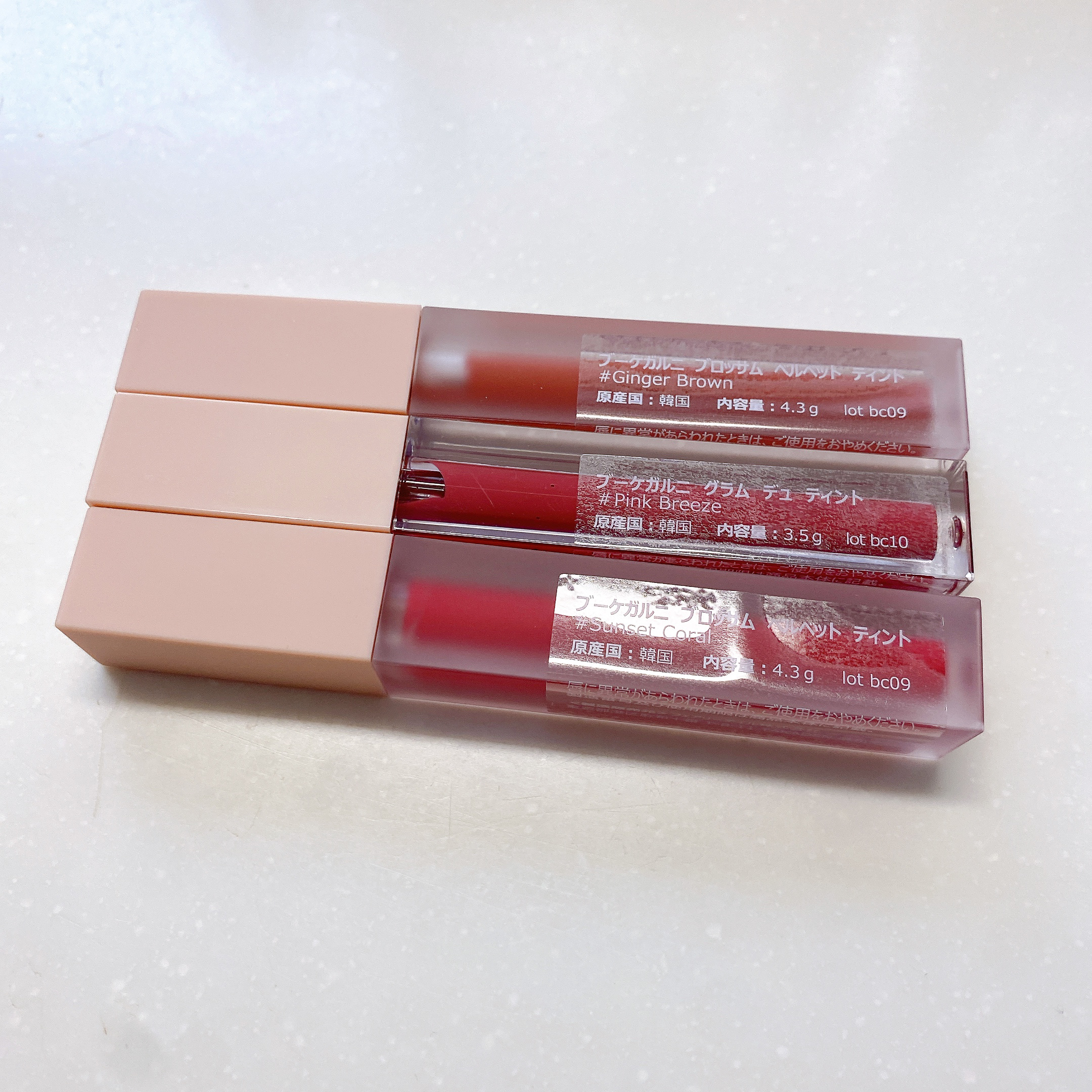 ブロッサムベルベットティント/Bouquet Garni/リップティントを使ったクチコミ（2枚目）