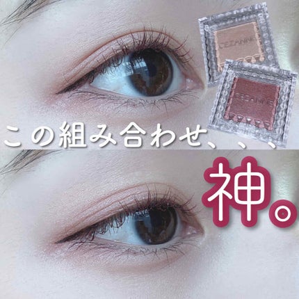 シングルカラーアイシャドウ/CEZANNE/単色アイシャドウを使ったクチコミ(1枚目)