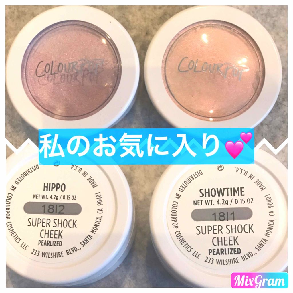 Super Shock Cheek/ColourPop/パウダーチークを使ったクチコミ（1枚目）