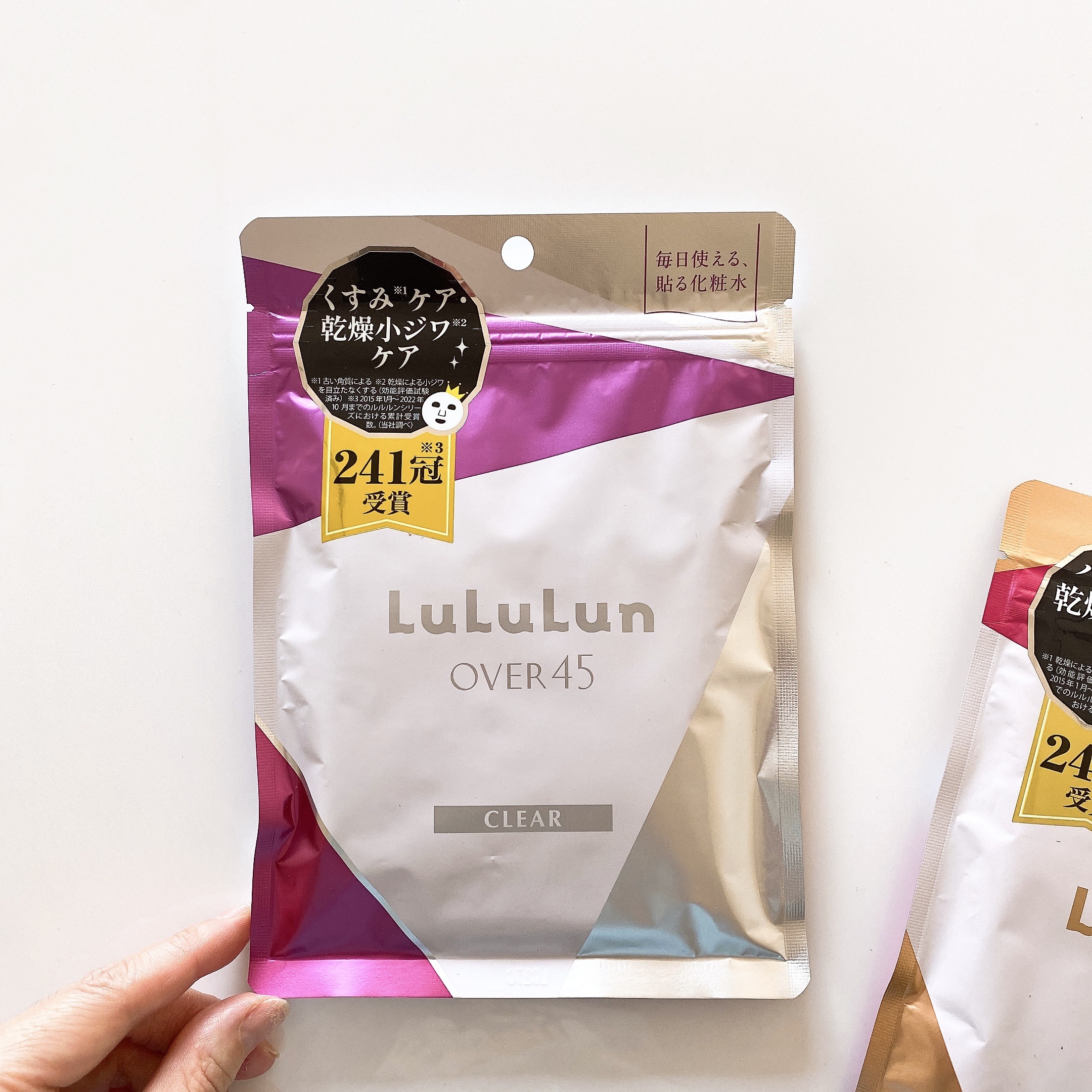 ルルルンOVER45 カメリアピンク（モイスト）/ルルルン/シートマスク・パックを使ったクチコミ（3枚目）