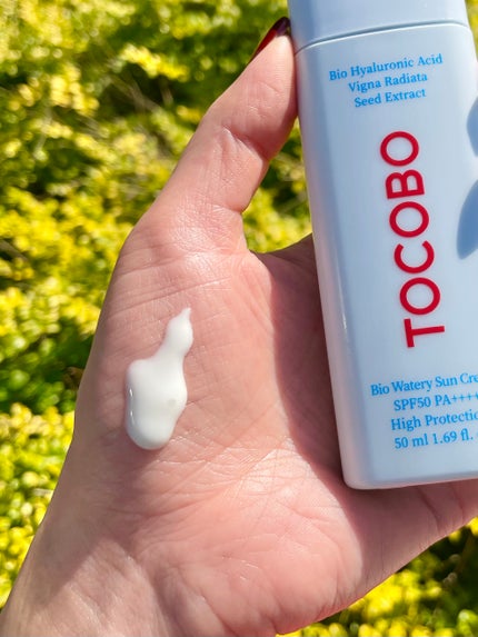 バイオウォータリーサンクリーム/TOCOBO/日焼け止めクリームを使ったクチコミ(2枚目)