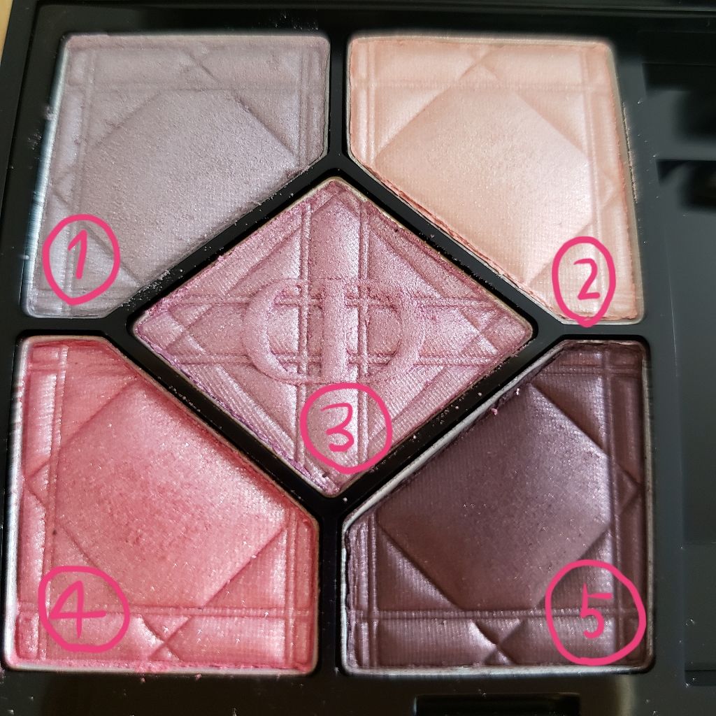 サンク クルール 817 ギャラクシー/Dior/アイシャドウパレットを使ったクチコミ（2枚目）