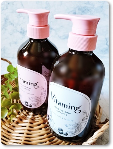 モイストシャンプー/トリートメント(タンジェリン＆ジャスミンの香り) トリートメント本体 480ml/Vitaming/市販シャンプーを使ったクチコミ（2枚目）