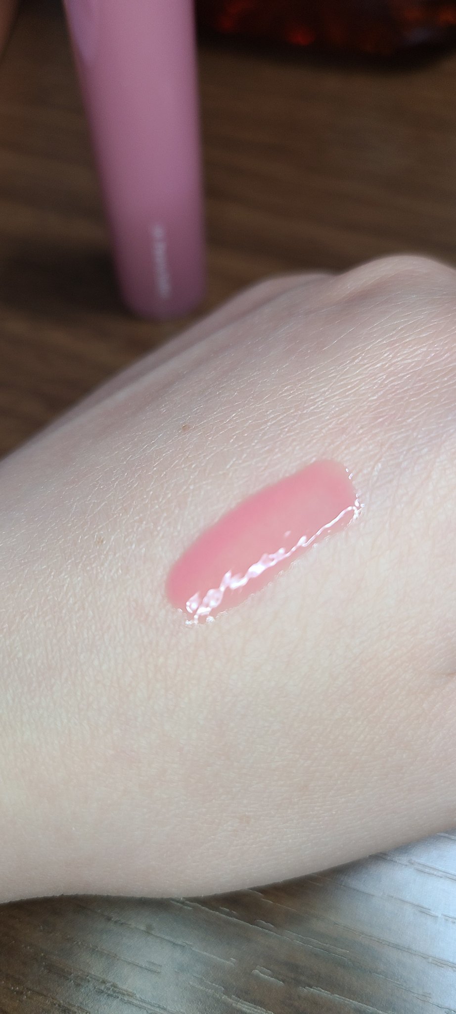 グラスティングカラーグロス/rom&nd/リップグロスを使ったクチコミ（3枚目）